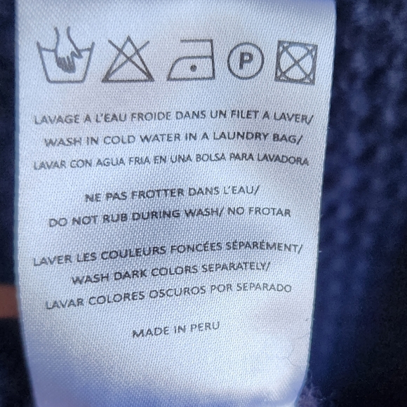 Sandro Navy Chunky Crewneck Sweater - Picture 8 of 11